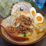 味噌屋 庄助 - 江戸前野菜+炙り叉焼+味玉