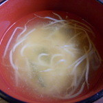 海鮮 まぐろ丸 - 味噌汁