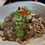 ビワ池ホテル - 1日目夕食　信州蕎麦のあえ麺