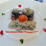 シェ草間 - 前菜：さわらのマリネ、ライスサラダ添え
