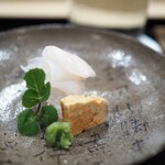 津の守坂 小柴 - ホシガレイ　あん肝