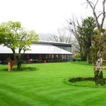 レストラン周囲は絶好の散歩コースになっています。