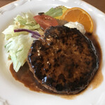 レストラン・エスカルゴ - ジャンボハンバーグ定食