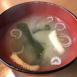 レストラン・エスカルゴ - 味噌汁