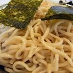 喜一郎 - 2012年4月末訪問時の『野菜つけ麺』 麺アップ。自家製麺でなくなった？