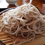 くいものや ラ・ネージュ - 天ざるそば(1400円)　蕎麦