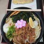 滝音 - まかないぶっかけ(特大・そのまま)とイカ天