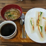 地域とはぐくむふれあい食堂 リーベ - 料理写真:サンドイッチモーニング (税込)550円　(2020.03.28)