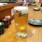 やきとり 正や - 熟撰生ビール