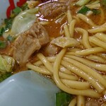 ラーメン山岡家 - もつ＆麺のアップ