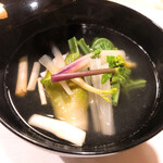 うを徳 - 白川産甘鯛と春の山菜のお碗