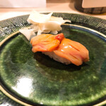 うを徳 - 山口県産赤貝のにぎり