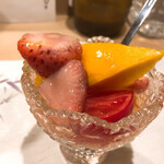 うを徳 - フルーツの盛り合わせ