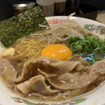 手稲ラーメン 肉玉 - 肉玉の醤油　750円