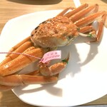 せきのや - 茹でガニ食べきれず持って帰りました