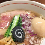 らぁ麺 くろ渦 - 特製のどぐろそば（アップ）