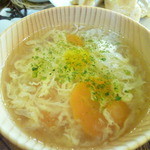 kokage - 玉子スープ生姜の風味～熱々で美味しい♪
