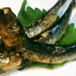丸勝万吉 - いわし丸干し焼き。アルコールとの相性はバッチリ！！！