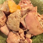 焼鳥 酉たけ - 酉たけのマストアイテム　レバー醤油漬け　これを食べないと酉たけは語れない　語らないけど（笑）