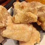 焼鳥 酉たけ - 大定番の塩唐揚げ　ポン酢につけて食べると絶対的な旨さを発揮します　個人的にはマヨネーズつけて食べたい（笑）