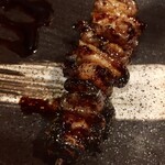 焼鳥 酉たけ - 最後にせせりをタレで 塩も美味いけどタレも見事に美味しいです 