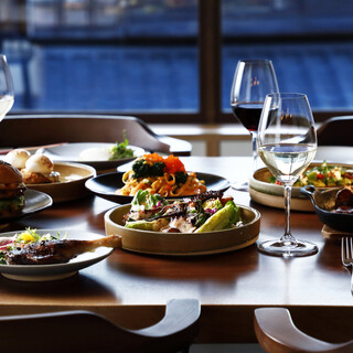 An elegant dinner at the end of the day◆From a la carte to course meals
