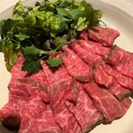 地どり居酒屋　個室宴会　キンクラ - 53度のA5黒毛和牛ローストビーフ