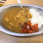 一由そば - 半カレー