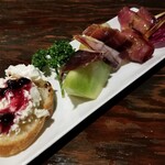 タベルナ カディス - 三種の前菜盛り合わせ