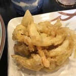 丸亀製麺 - 帆立かき揚げミニ  120円
