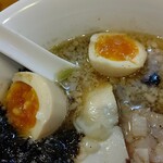 中華そば ムタヒロ - ●ﾗﾝﾁ 煮干醤油そば (並盛) 800+ﾄｯﾋﾟﾝｸﾞ味玉100＋中瓶Ｂ 550=1,450円 2020年03月