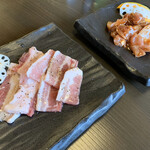 焼肉 貴韓房 - 豚カルビとピリ辛若鶏ダッカルビ