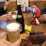 Soumen Dokoro Kasumitei - 乾杯！　※瓶ビール600円（税込）