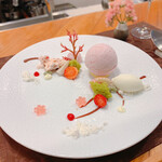 Dessert Une Assiette - 桜×苺