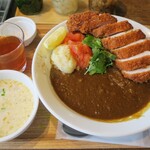 ブラウンオニオンカレーファクトリー - ・「ロースかつカレーA(¥1480)」