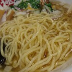 極煮干し本舗 - 麺のアップ