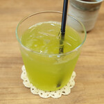 あんみつの深緑堂 - 水出し嬉野冷緑茶350円