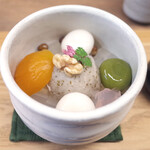 あんみつの深緑堂 - 桜あんみつ(700円) ※2019年