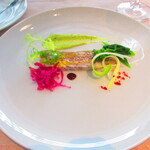 ノーザンテラスダイナー - 自家製パテ・ド・カンパーニュと春野菜のコンポジション　エストラゴンのソース【２０２０年３月】