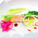 ノーザンテラスダイナー - 自家製パテ・ド・カンパーニュと春野菜のコンポジション　エストラゴンのソース【２０２０年３月】