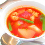 ノーザンテラスダイナー - 石狩山本さんが育てた仔羊肉と白かぶのナヴァランスープ仕立て【２０２０年３月】