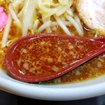 ラーメンの松喜 - 辛しおスープ