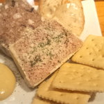 UOKIN PICCOLO - パテドカンパーニュと鶏レバーの２種盛り480円