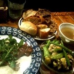 ルーエプラッツ ツオップ - サルティンボッカプレート