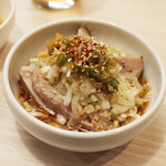 トンテキ食堂8 - よだれ豚(右ウデ肉)ネギソース(400円)