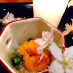 御料理 古川 - 雲丹とお野菜