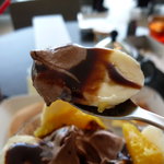 ロイヤルホテル カフェ＆バー リバーサイドテラス - ☆やっぱりチョコはバナナですかね～（＾ｖ＾）☆