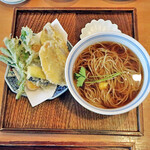 蕎麦 つづら - 桜鯛の天ぷらそば