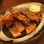 炭火焼鳥 杉の屋 - わた入りイカ炭火焼