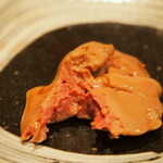 炭火焼鳥 杉の屋 - 近江鶏 肝の旨煮